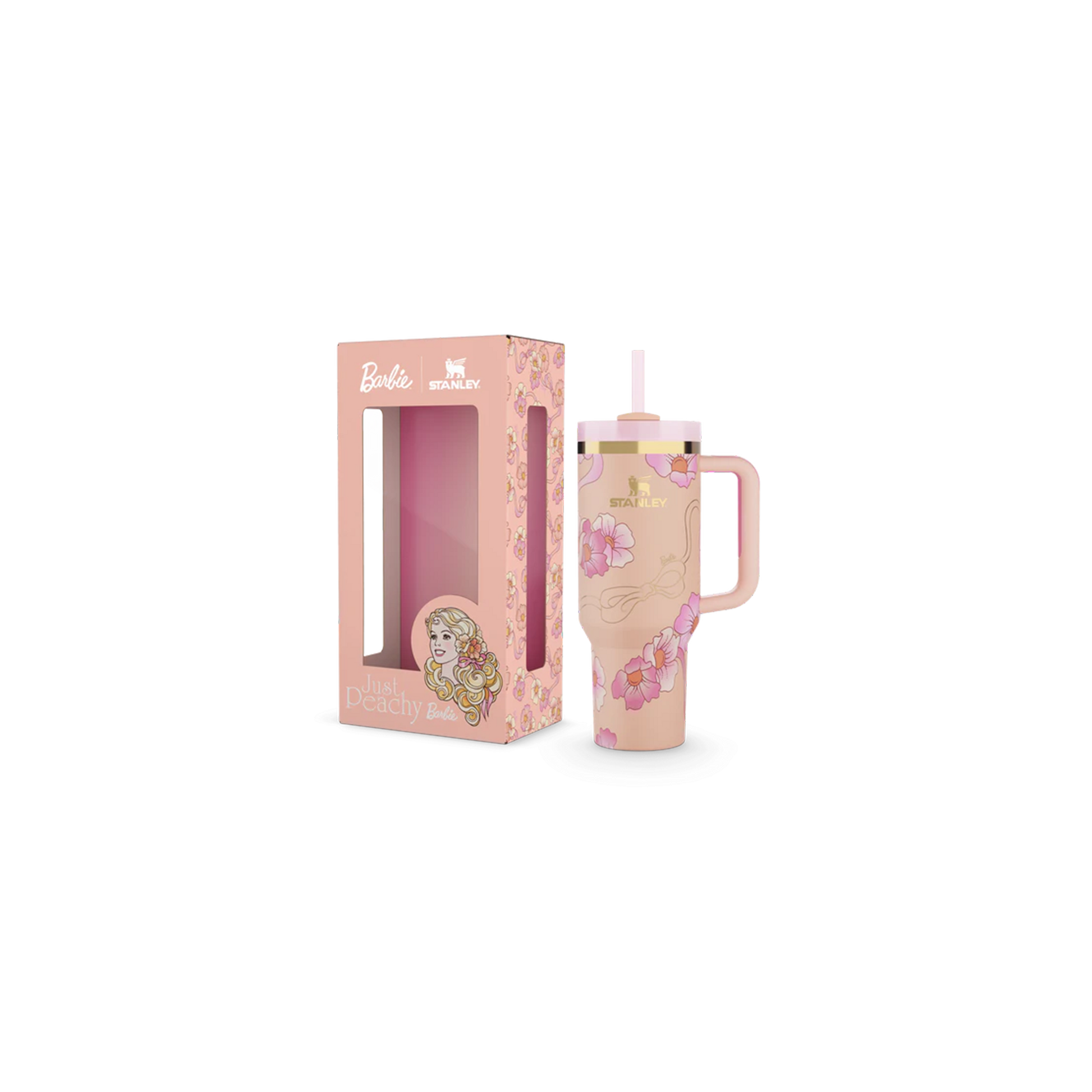 Barbie X Stanley | Peaches n' Cream 40Oz Quencher
